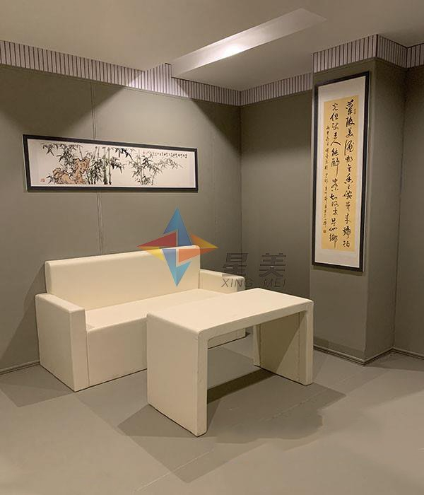 湖北武漢談話室軟包建設(shè)防撞實際標準應用案例